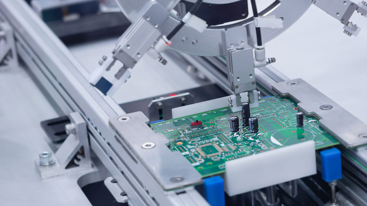 Automated robotic system assembling rugged PCB for agricultural electronics with precision and reliability for field deployment