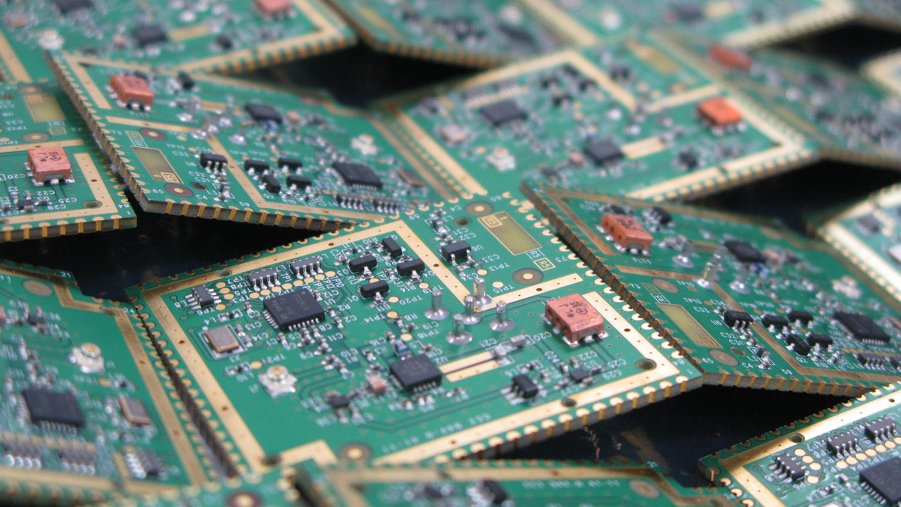 Array of high-density PCBs for emerging technology electronics showcasing scalable manufacturing from prototype to product