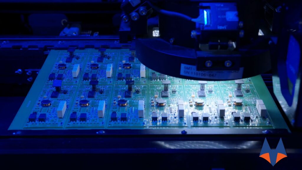 PCB Assembly Automated Optical Inspection (AOI) process at Foxtronics EMS